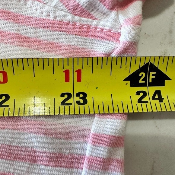 B. Draddy Golf Polo Pink + White Striped Men's Large - Picture 13 of 14